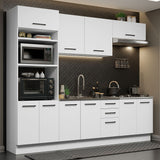 Cocina Integral 270cm Blanco Agata 01