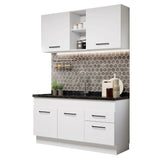 Cocina Compacta 150cm Blanco Agata Madesa 02