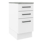 Mueble de Cocina 40 cm 3 Cajones Blanco Agata Madesa