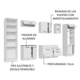 Cocina Integral 330cm Blanco Agata 02